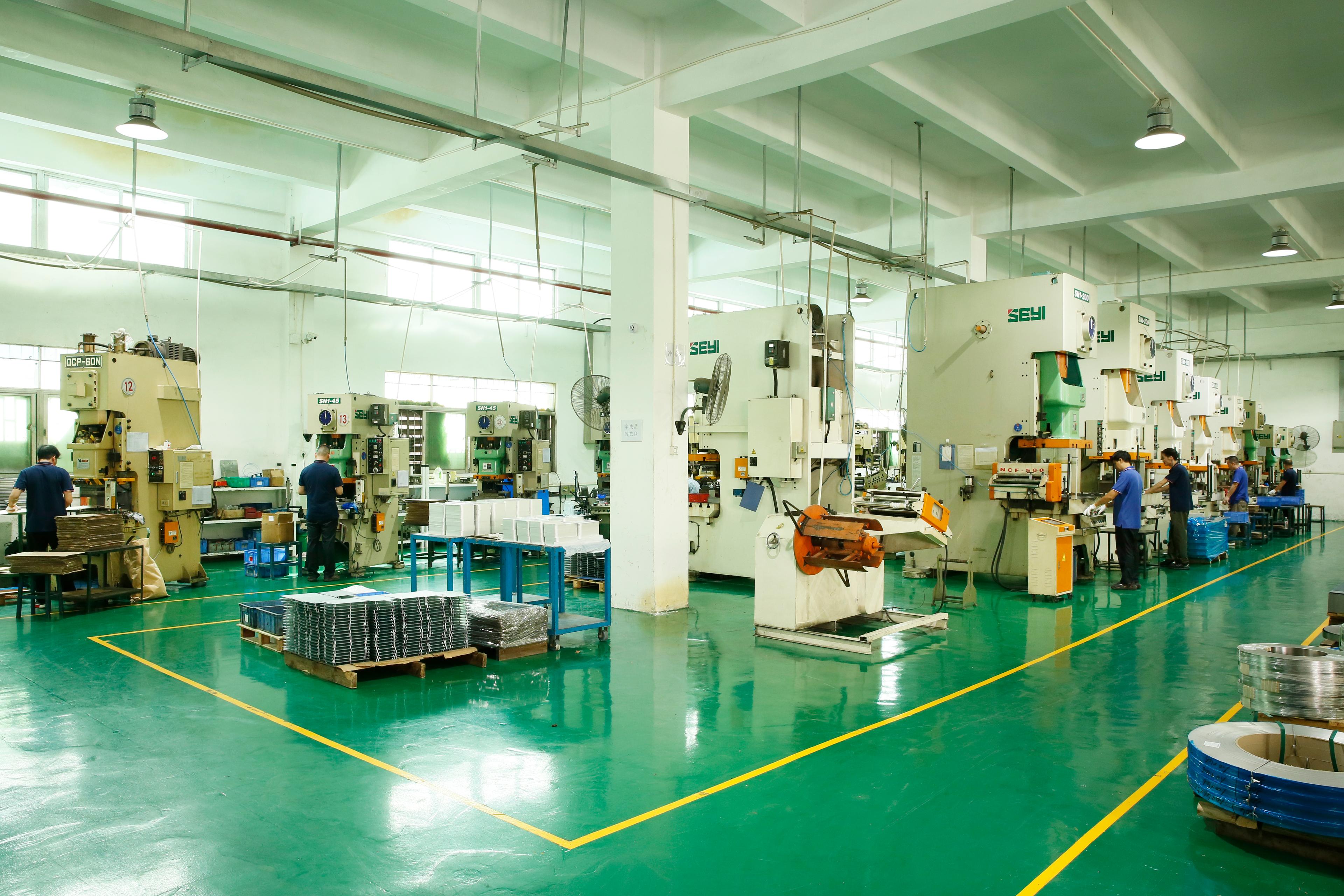 Sheet metal production workshop