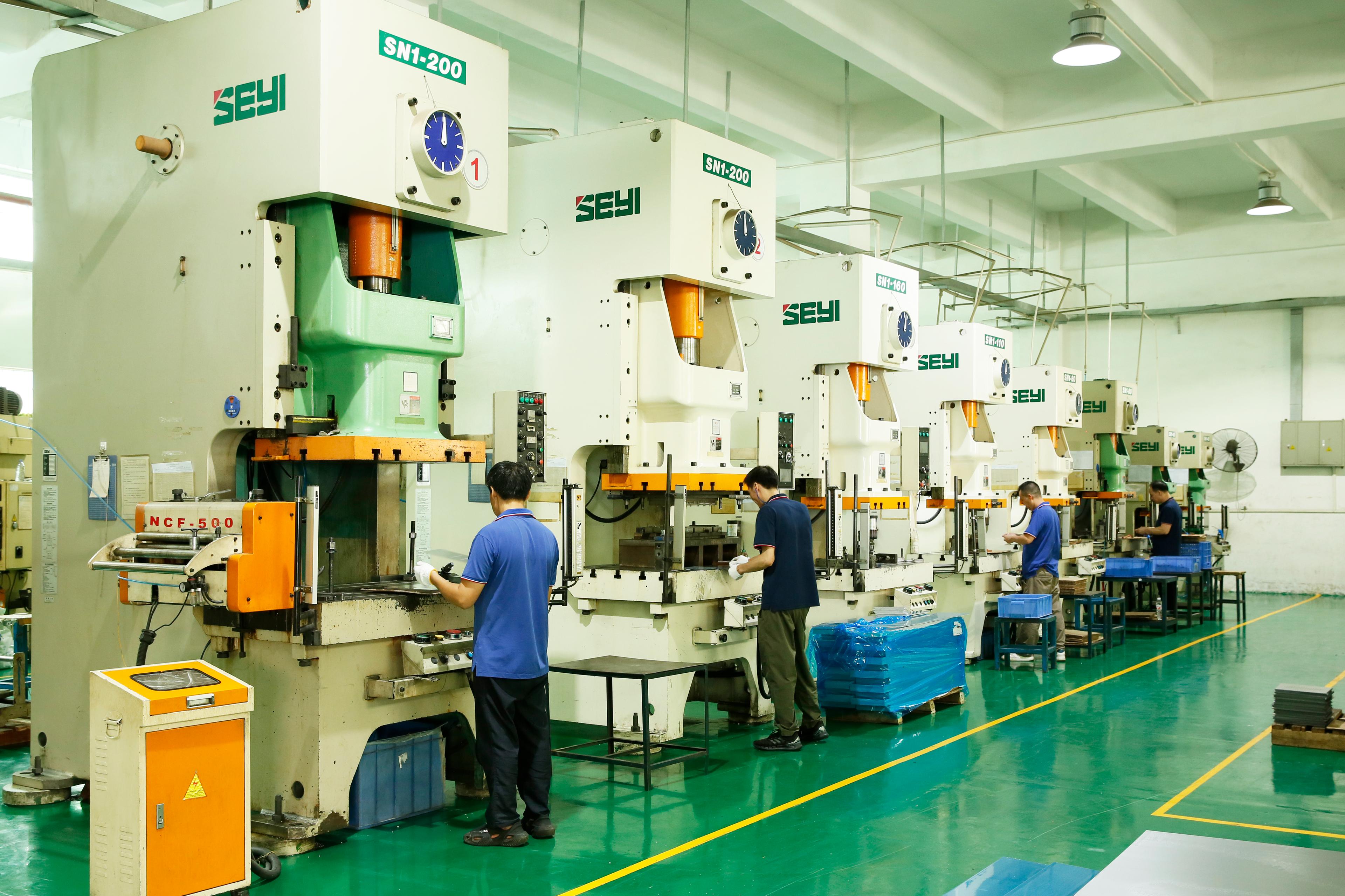 Sheet metal production workshop