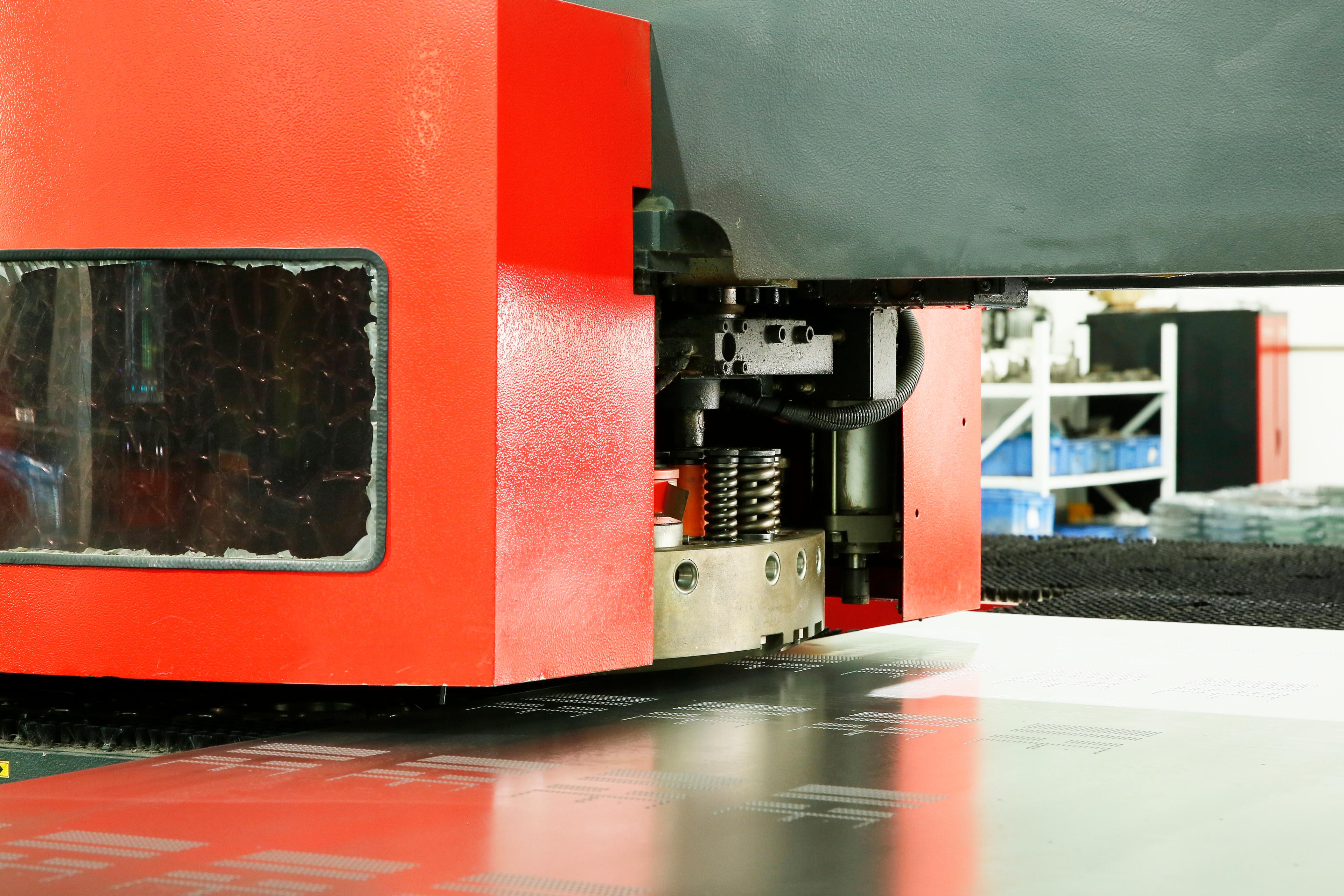 Sheet metal production workshop